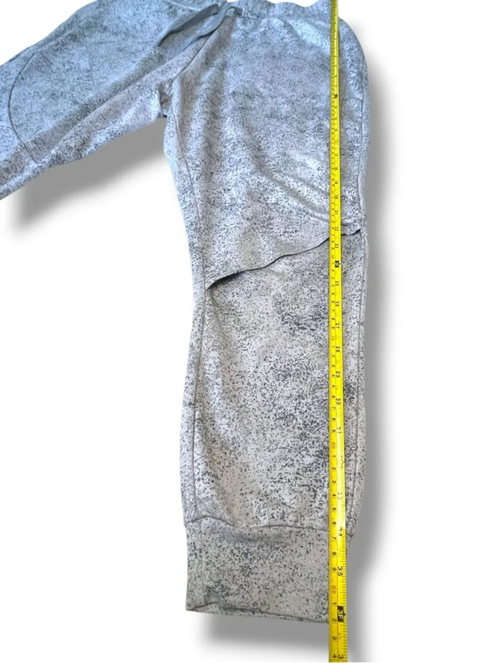 Gymshark Gray Speckled Joggers Mens Medium Athletic Sweatpants Tapered Gym